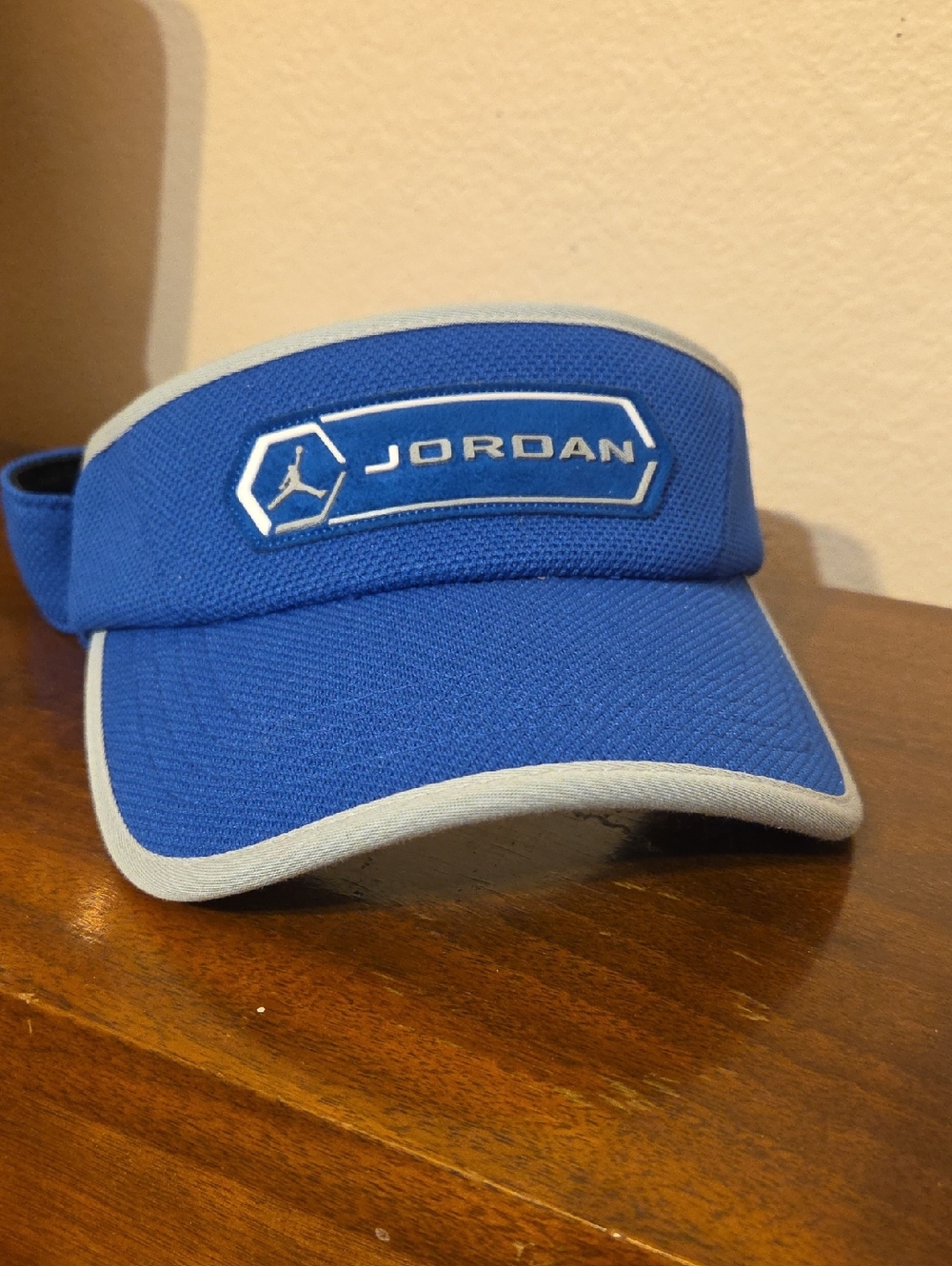 Rare Jordan Blue Visor with Gray Trim